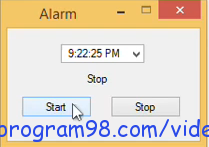 آموزش ساخت Alarm Clock (ساعت هشدار) در سی شارپ c#.net